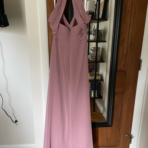Azazie Aubrey Bridesmaid Dress Vintage Mauve - Picture 5 of 8